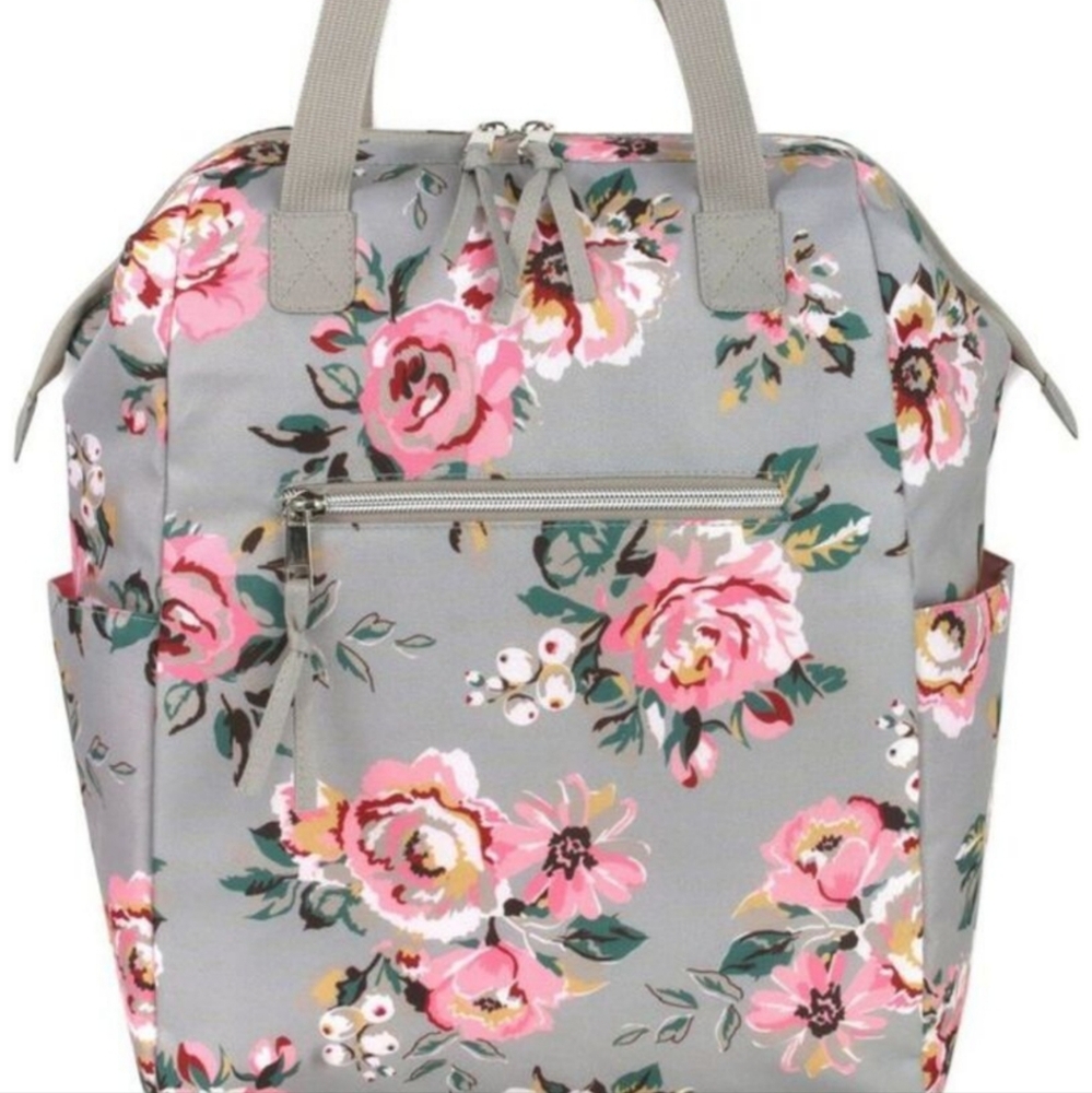 Floral diaper bag/backpack